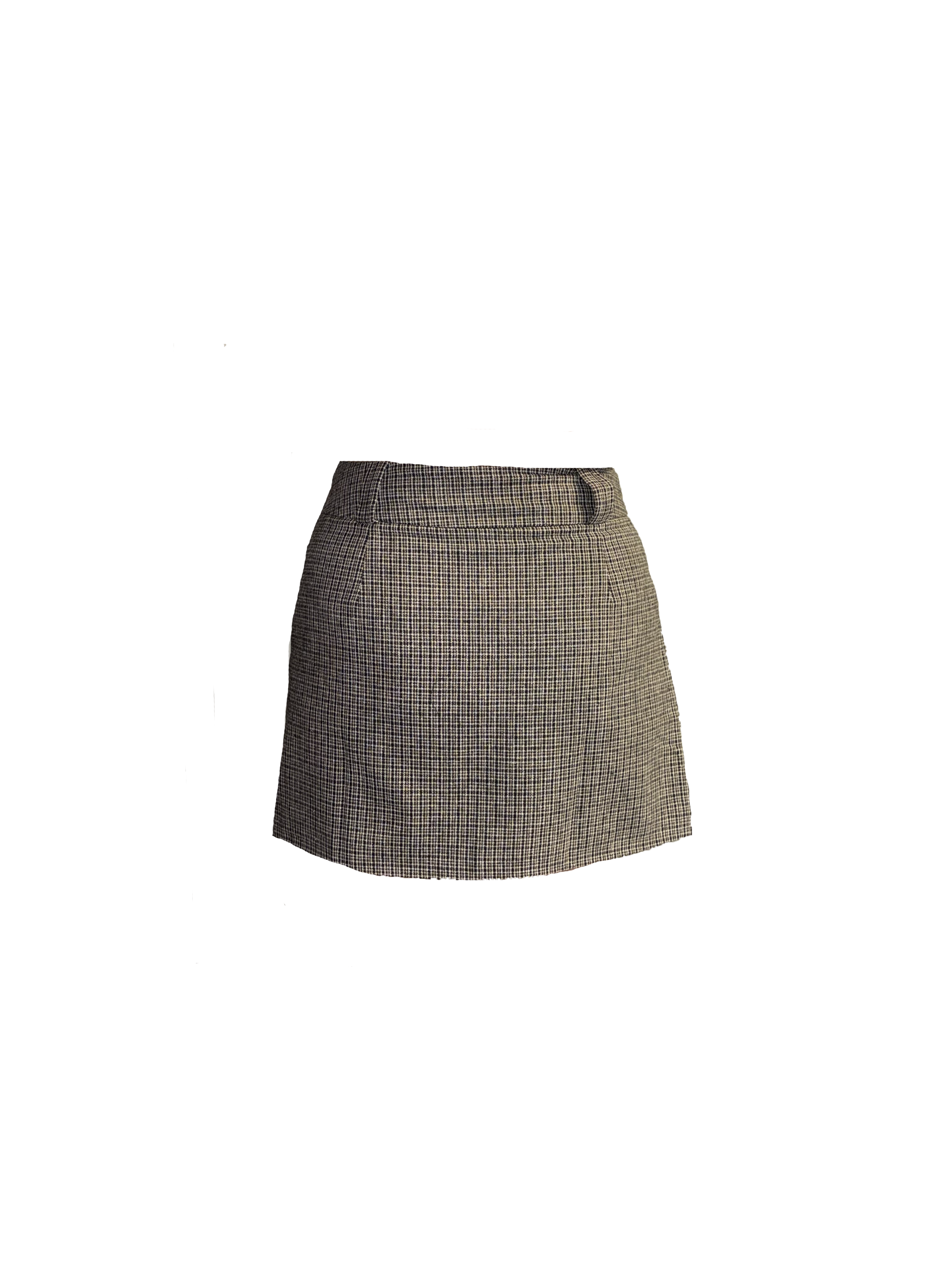 Gabby Checkered Mini Skirt
